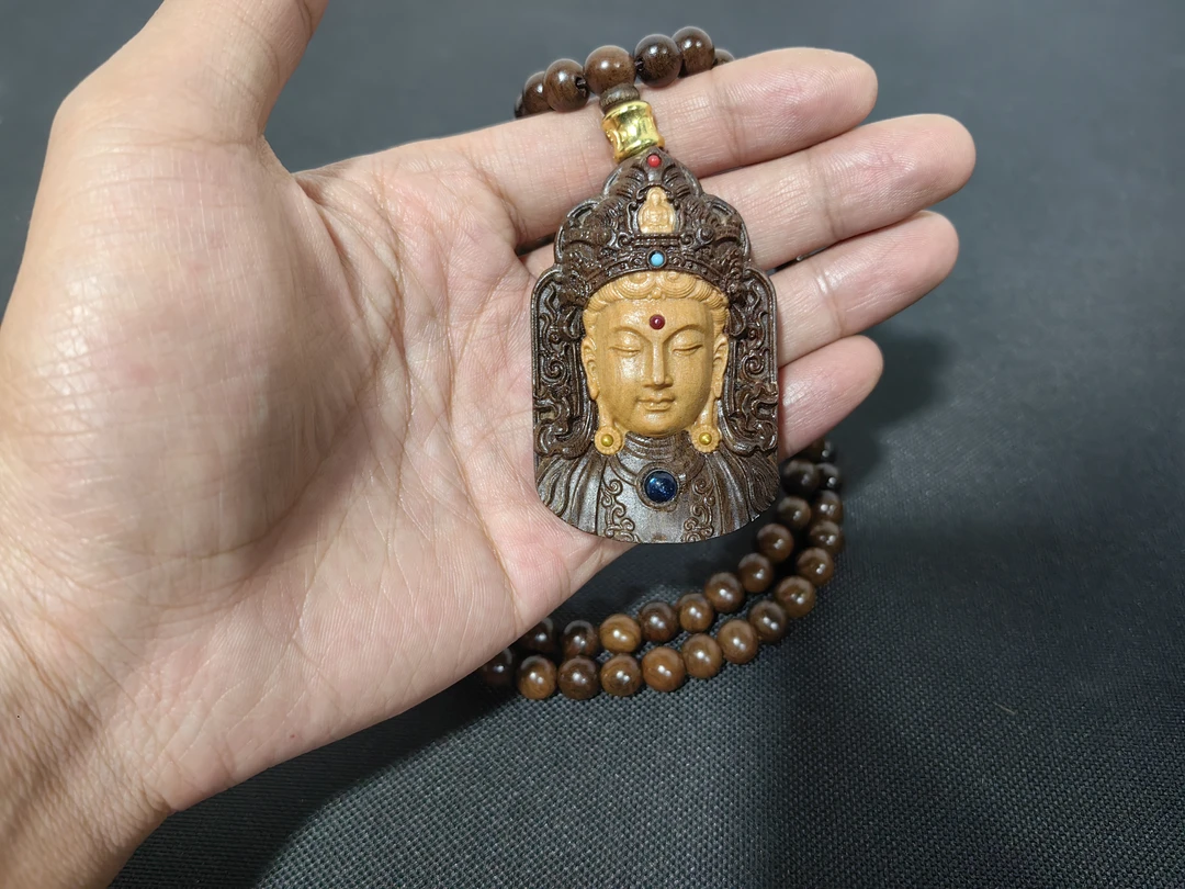 水雲间甄选 黄花梨多圈吊坠 QL69（无礼盒）