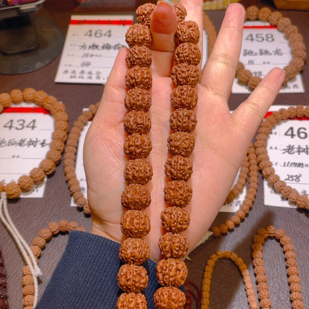 手串金刚菩提464方墩梅花15毫米