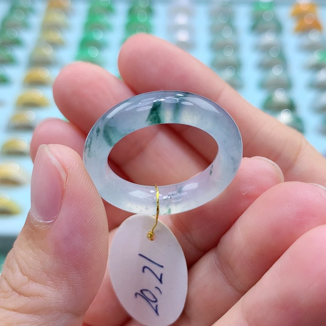 未镶嵌戒指翡翠2021圈