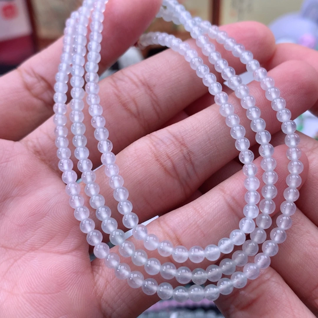 翡翠未镶嵌手链卡3+