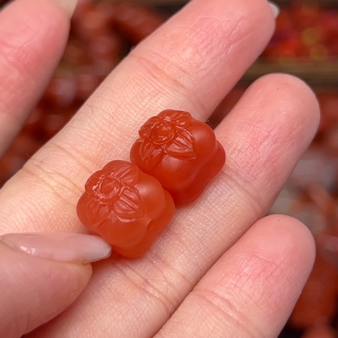 南红玛瑙未镶嵌吊坠(不含链)