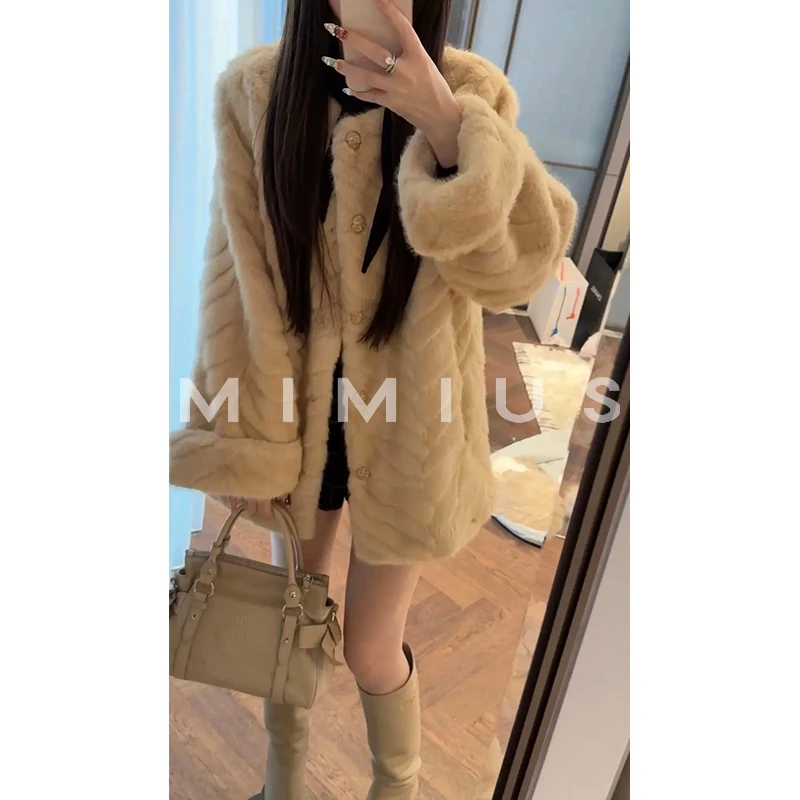 【mimius】七 人字纹高级感环保毛草草外套 汉服 G12256