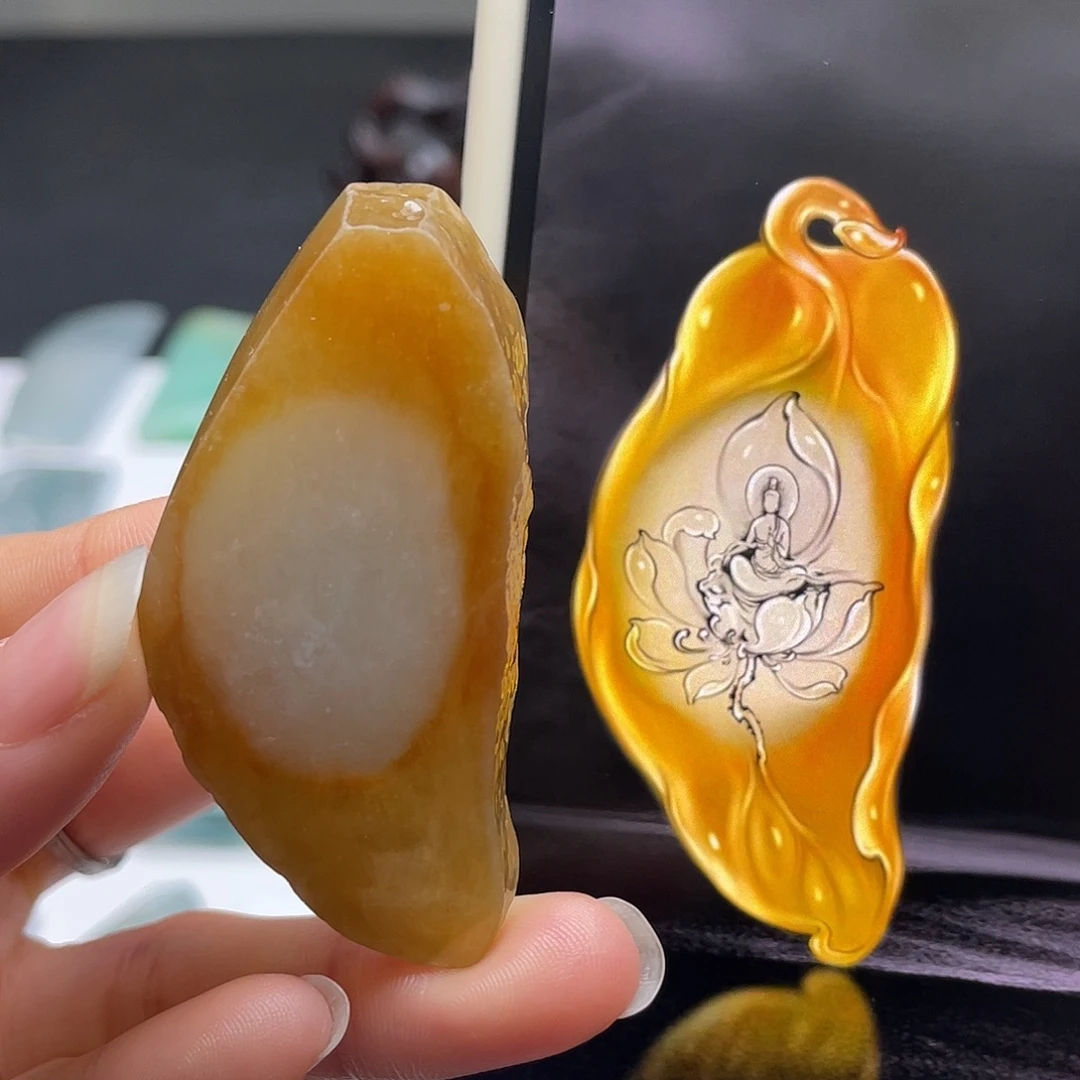 定制翡翠未镶嵌包工