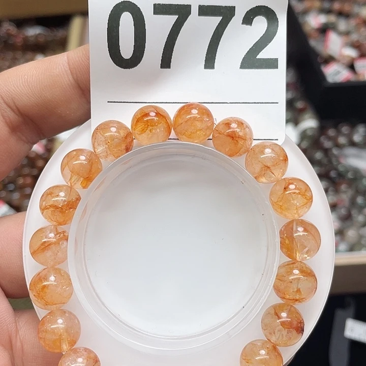 水晶手链未镶嵌胶花手链