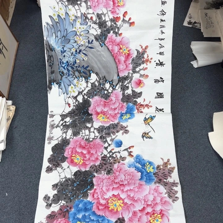 国画纯手绘作品欣赏图