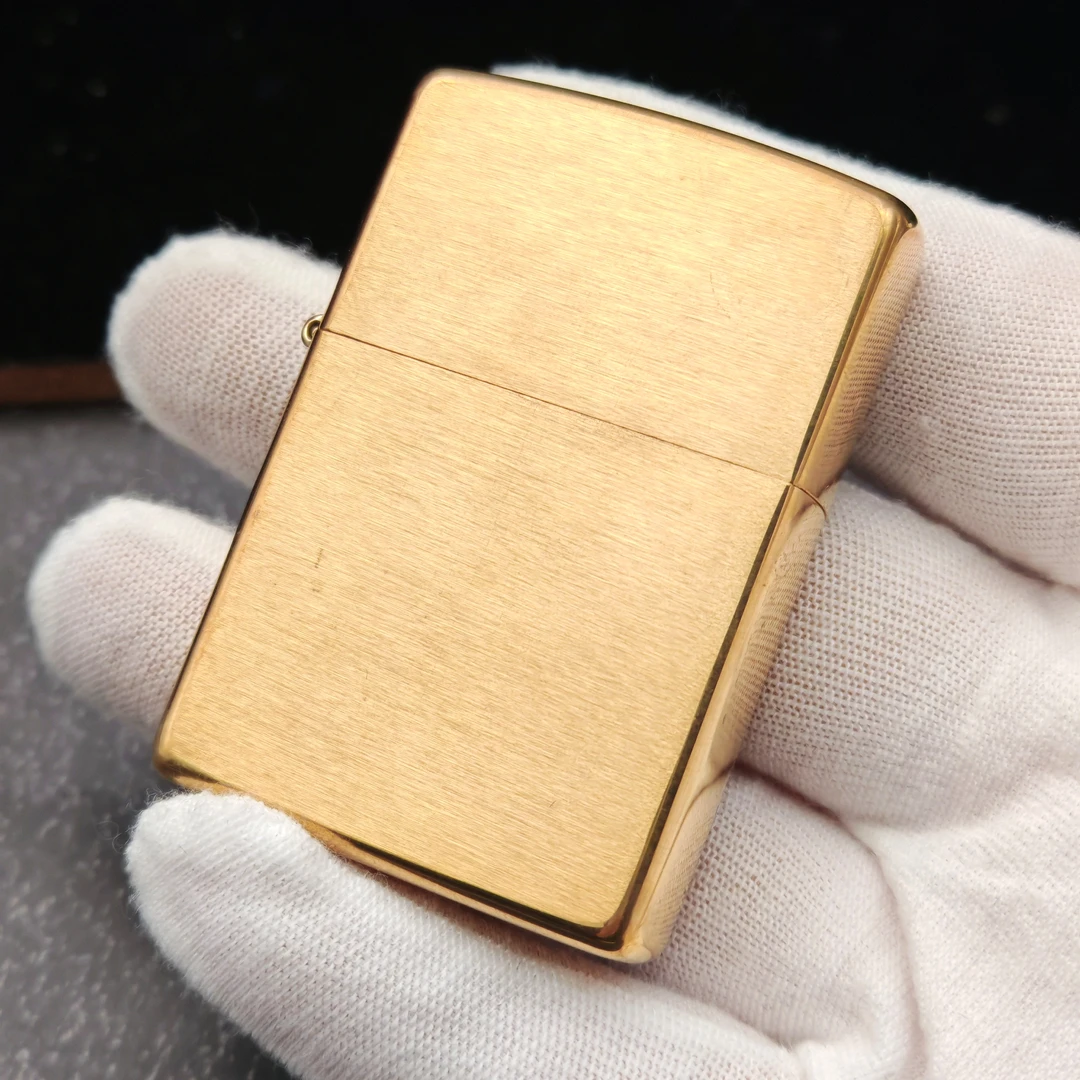 Zippo打火机正品纯铜拉丝光板-780