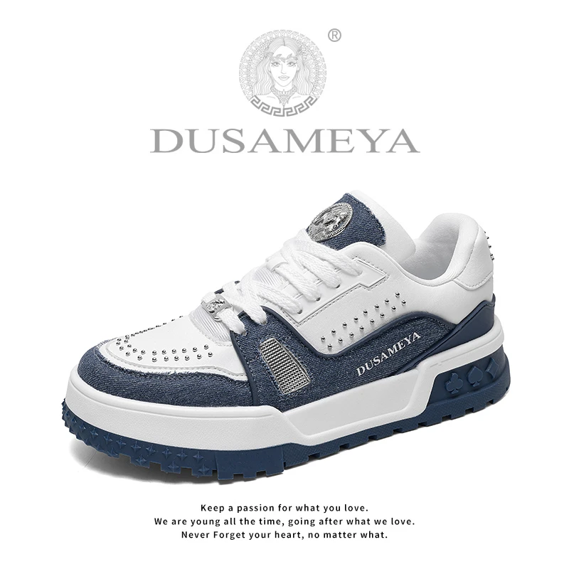 DUSAMEYA/杜莎米娅秋冬简约风时尚休闲鞋情侣运动小胖丁鞋
