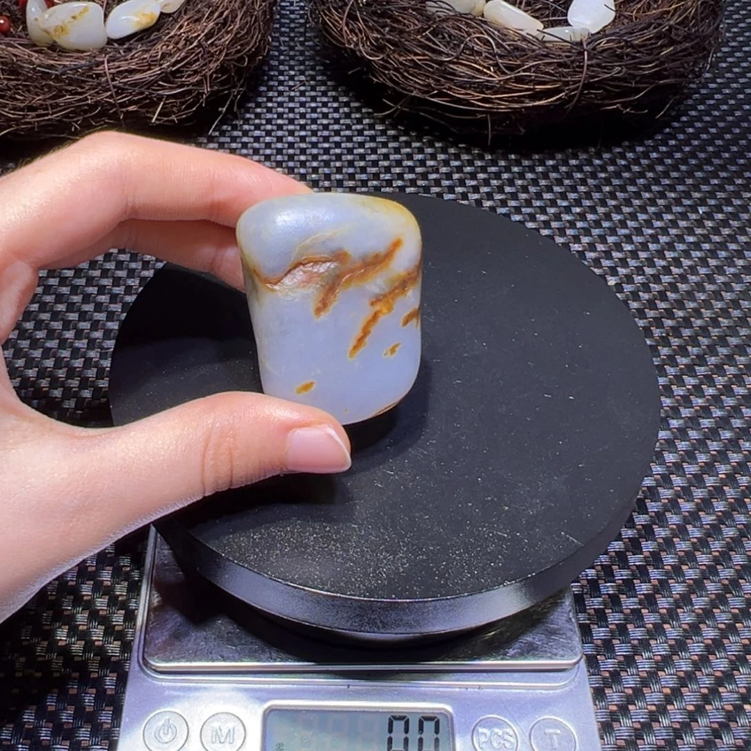 和田玉（子料）未镶嵌吊坠(不含链)60.6 42