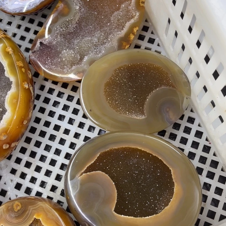 未镶嵌发饰水晶黄晶软盆