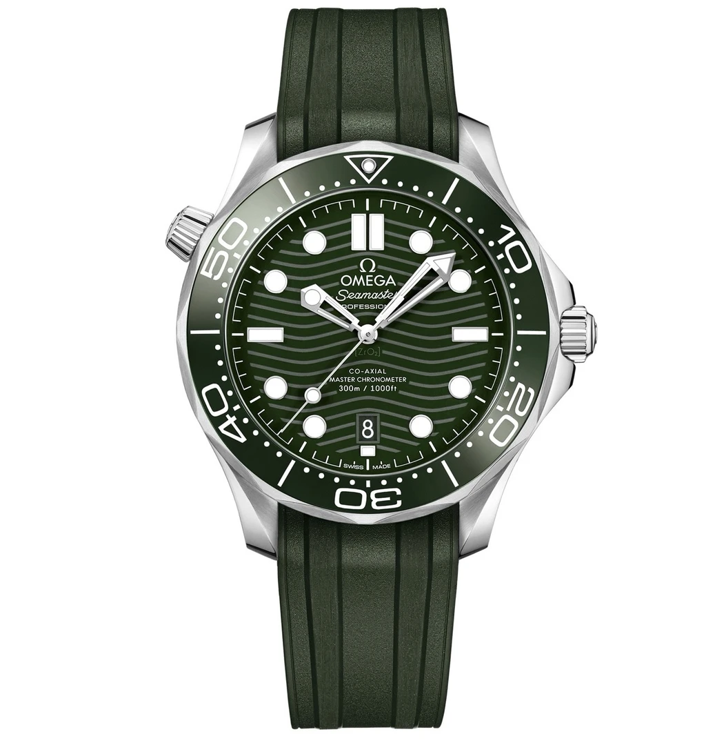 99新 Omega/欧米茄 余/海马300/表径42mm/男款/经典防水绿色
