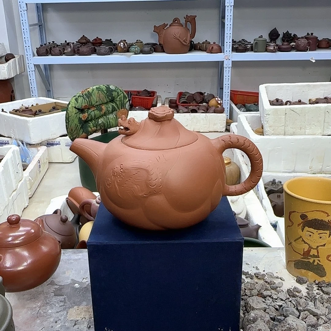 茶壶紫砂宜兴紫砂壶瑕疵处理
