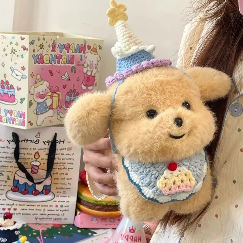 圣诞奶狗玩偶小金毛公仔娃娃女生睡觉抱枕送男友生日礼物玩偶小狗