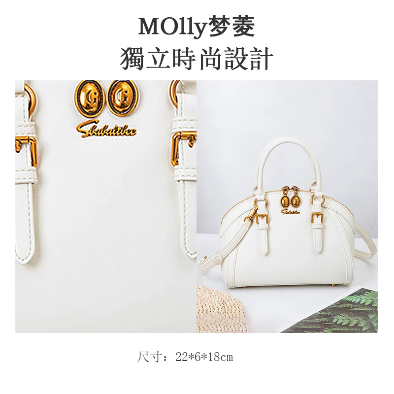 【molly梦菱 · 独立时尚设计】 堡狮利系轻奢时尚手提包H50153