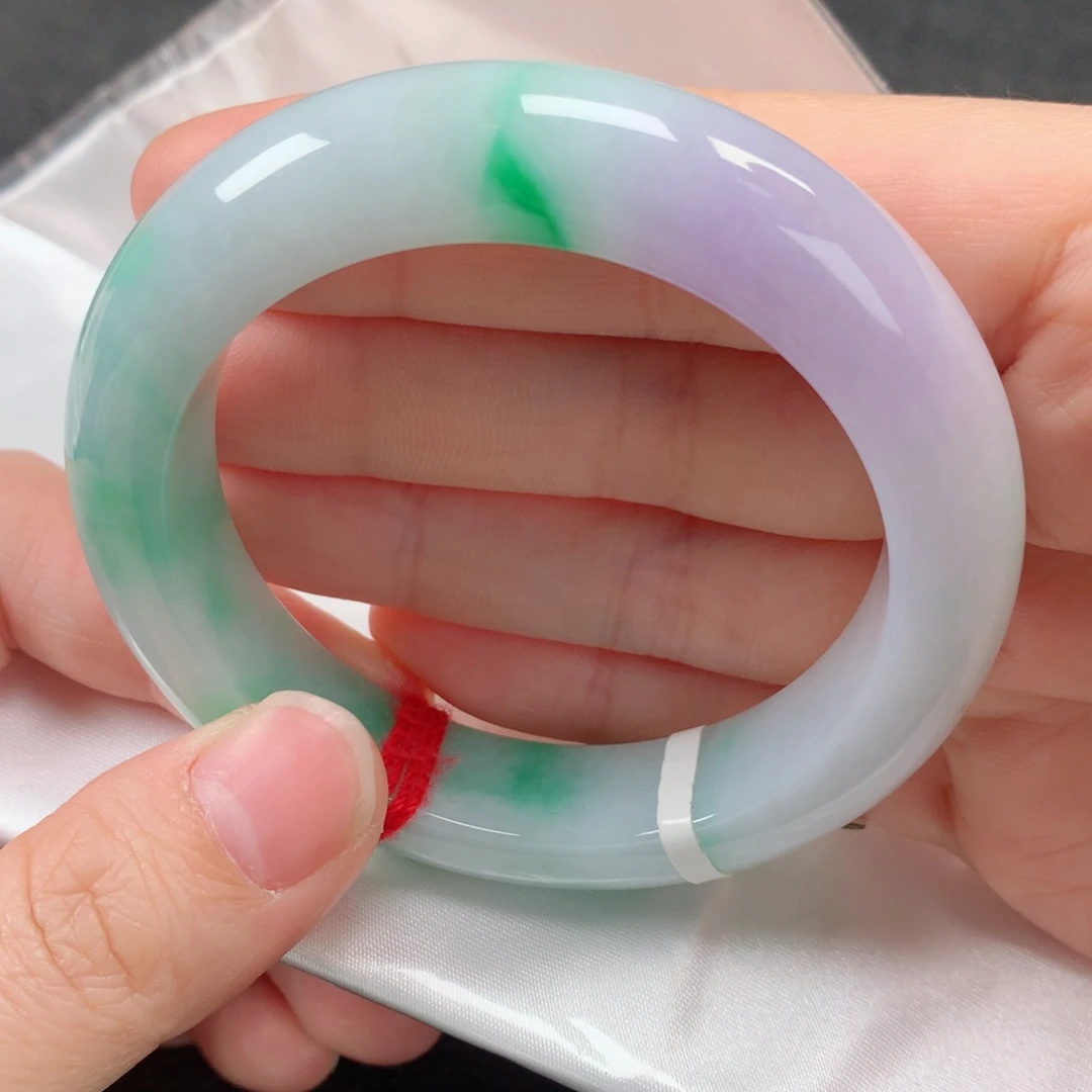 未镶嵌手镯翡翠缅甸天然翡翠手镯54