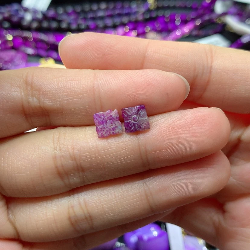 【闪购商品】苏纪石（舒俱来）银S925镶嵌耳钉