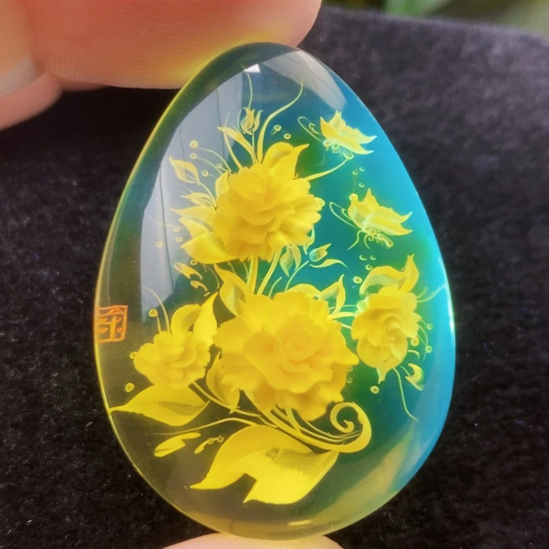 【闪购商品】金珀吊坠(不含链)未镶嵌