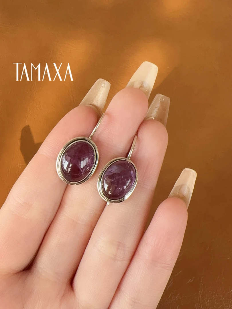 925银银制品 Tamaxa纯银耳环