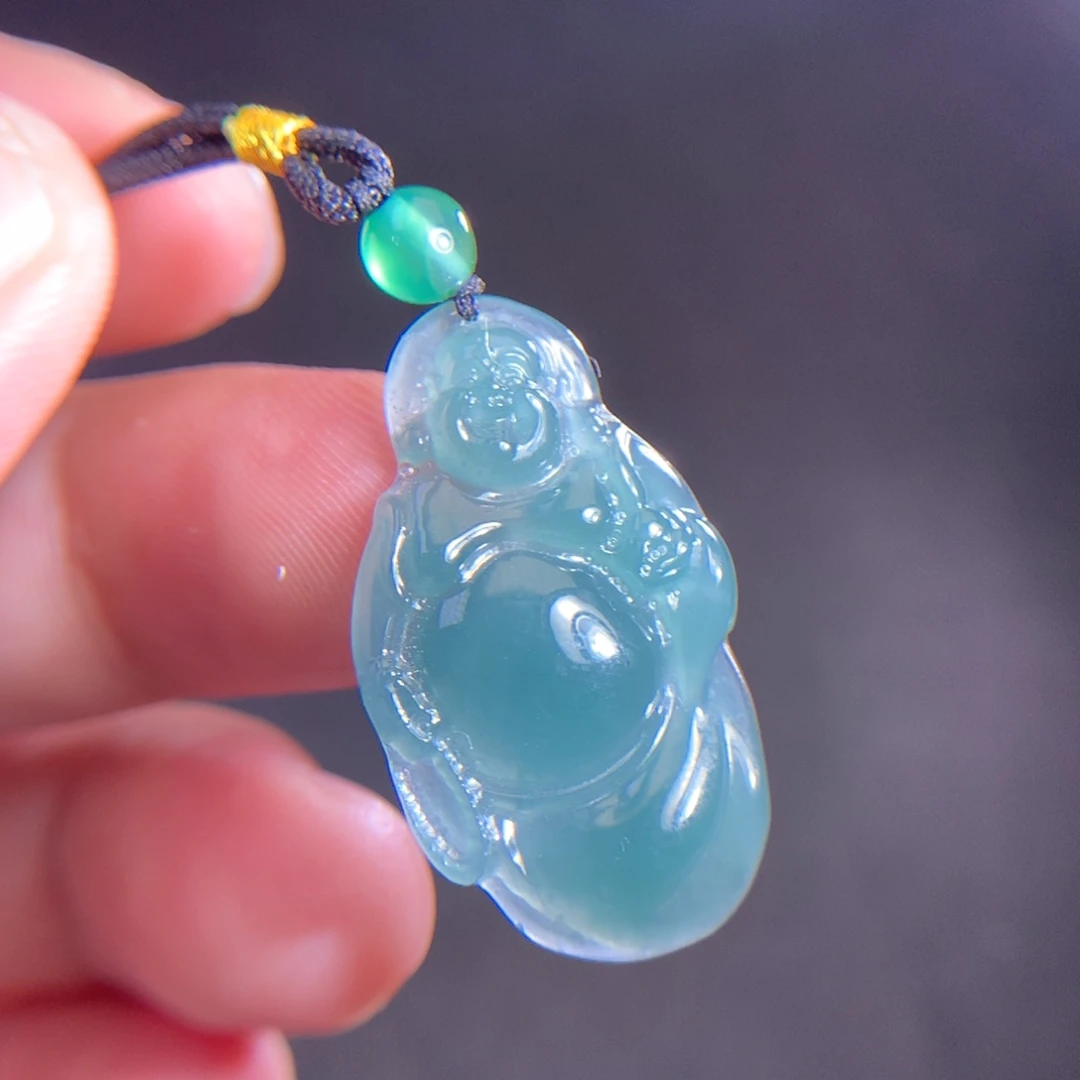 翡翠未镶嵌颈饰天然A货翡翠