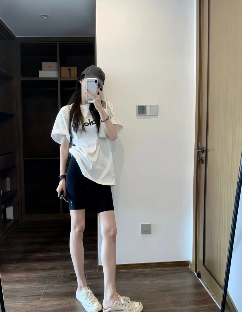Alo五分瑜伽裤 骑行裤 显瘦 百搭打底裤