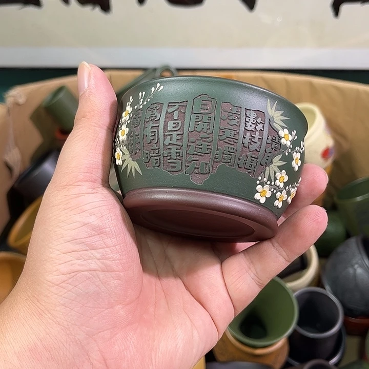 茶杯紫砂全手工紫砂主人杯