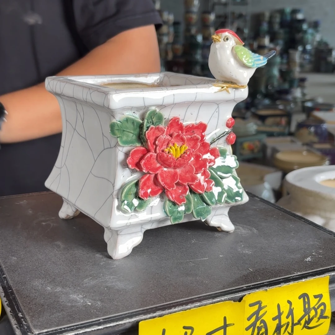 。一风堂石湾花盆 内10*10