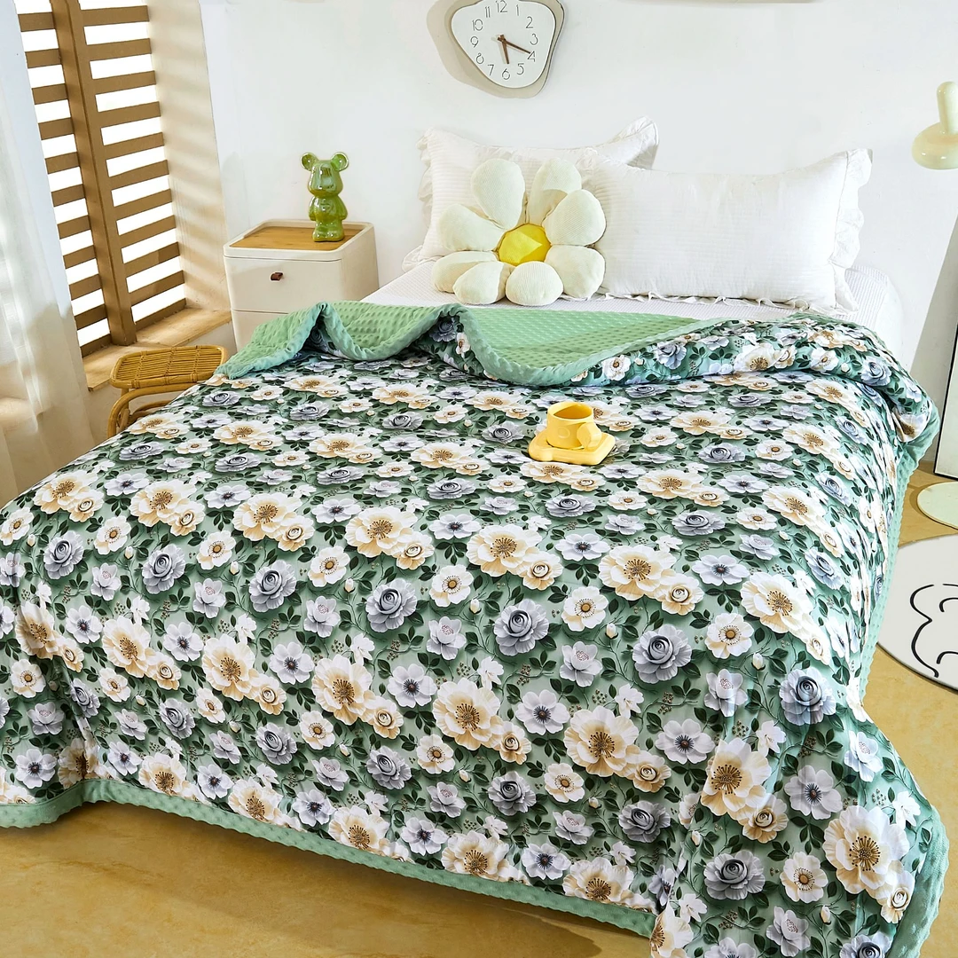 【新立体感】5D豆豆被四季款被子双人被学生宿舍被按摩豆豆春秋被