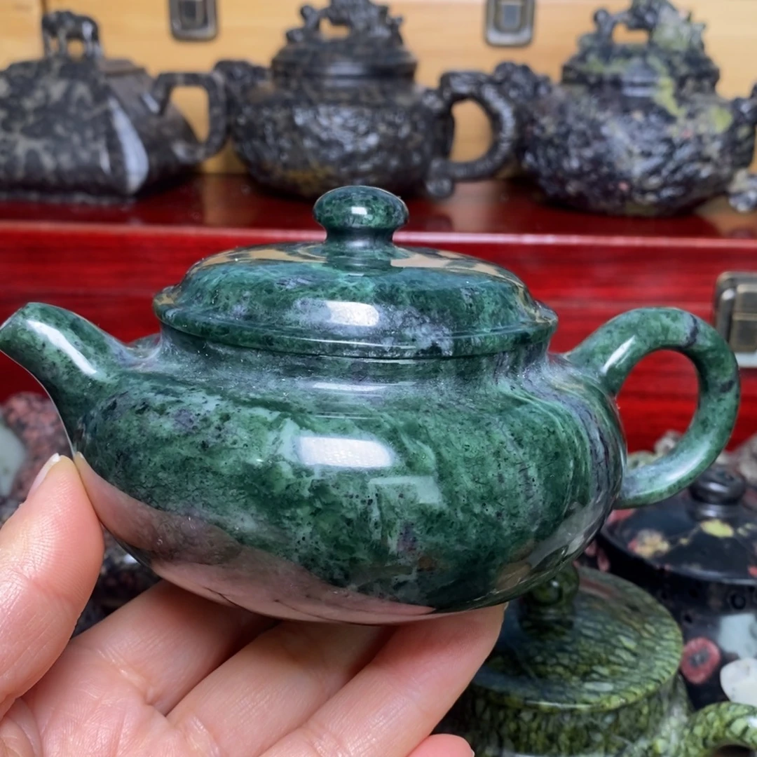 藏玉药王石福利款仿古壶240cc