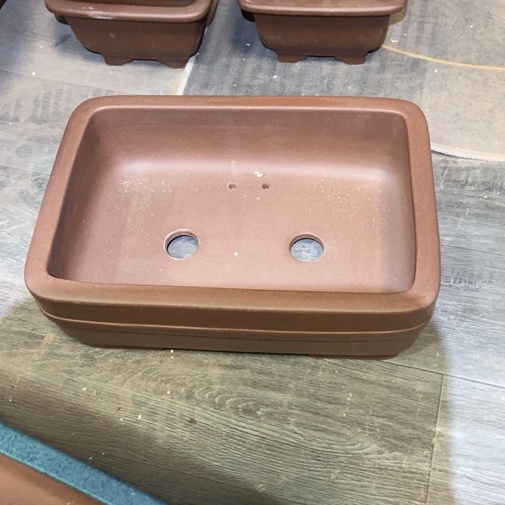 宜兴紫砂花盆处理