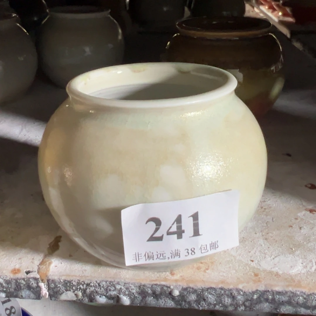 红陶景德镇手工花盆