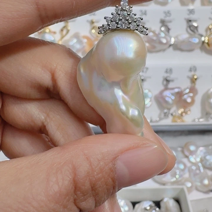 未镶嵌颈饰淡水珍珠