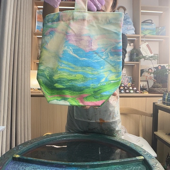 钱袋子风景包包大漆