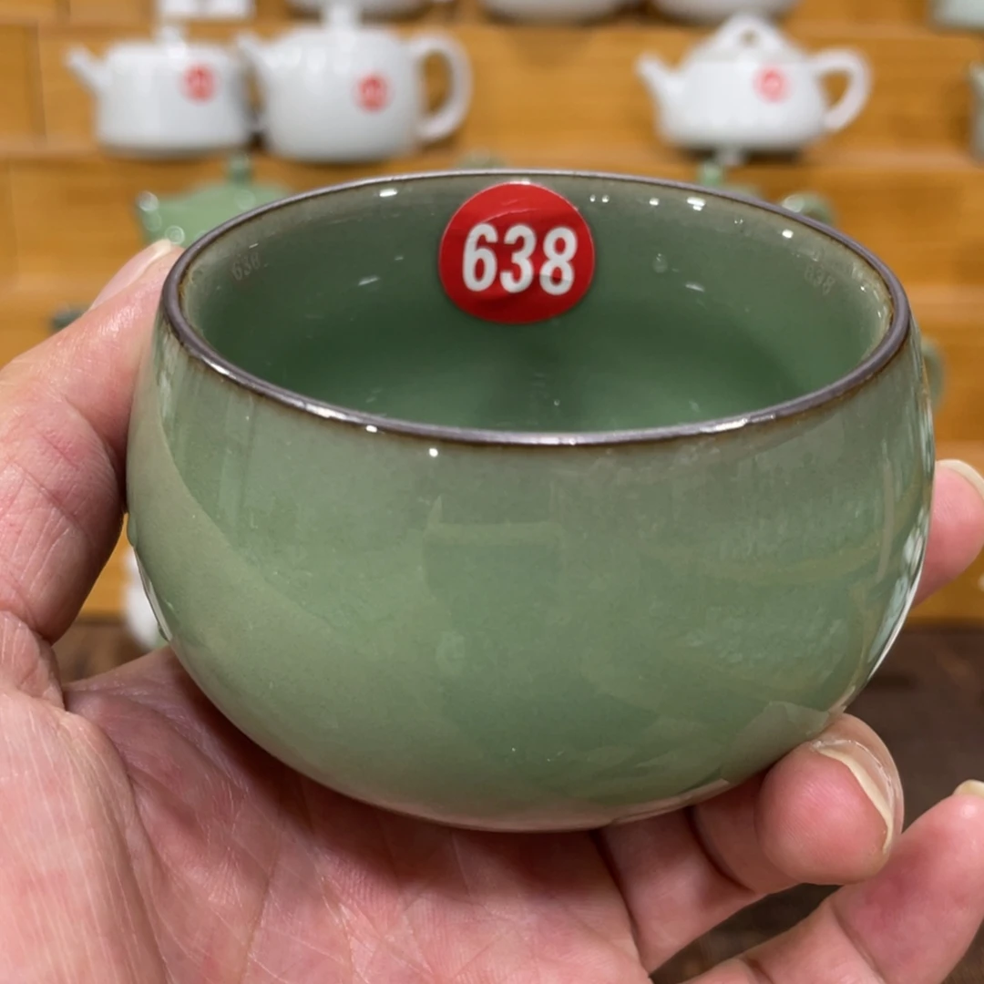 微瑕陶瓷茶壶茶杯家用