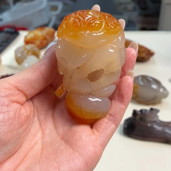 玛瑙/玉髓吊坠(不含链)未镶嵌
