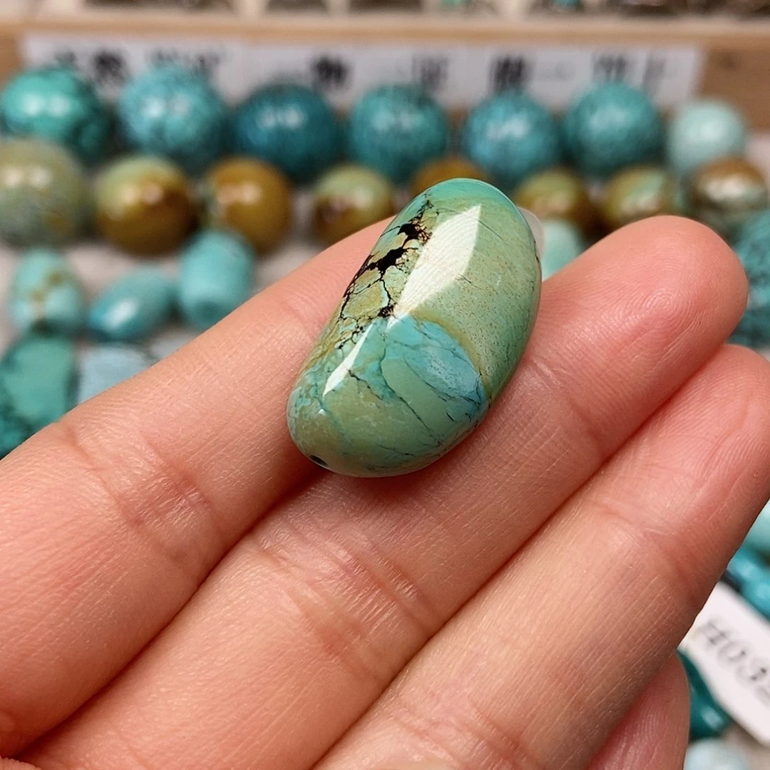 未镶嵌绿松石珠宝半成品
