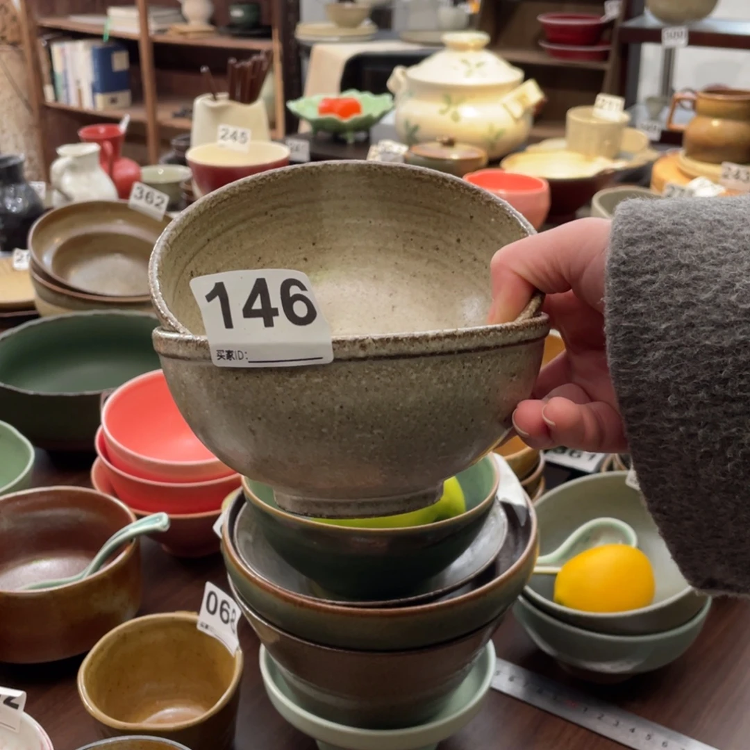 瓷片一对景德镇手工手作