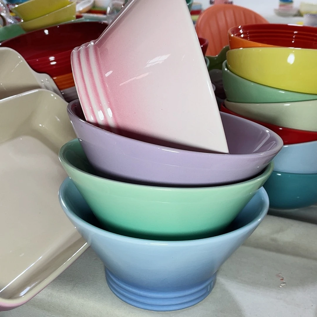 瓷片微瑕陶瓷餐具家用 四个大号精品