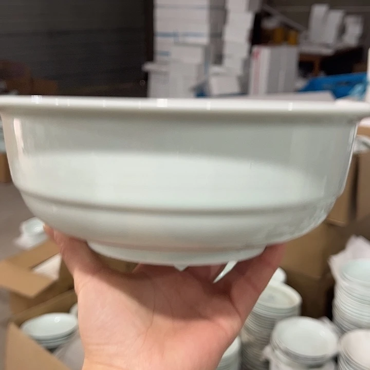 瓷片青瓷9.5英寸无盖品锅两个微瑕包邮