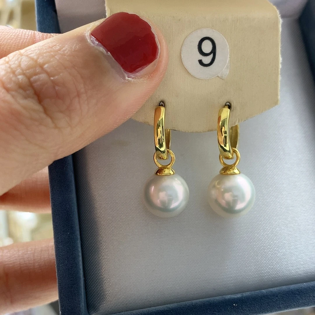 淡水珍珠耳饰未镶嵌10