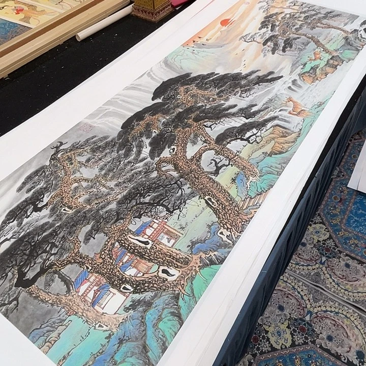 国画书画描金拓染金石传拓手写