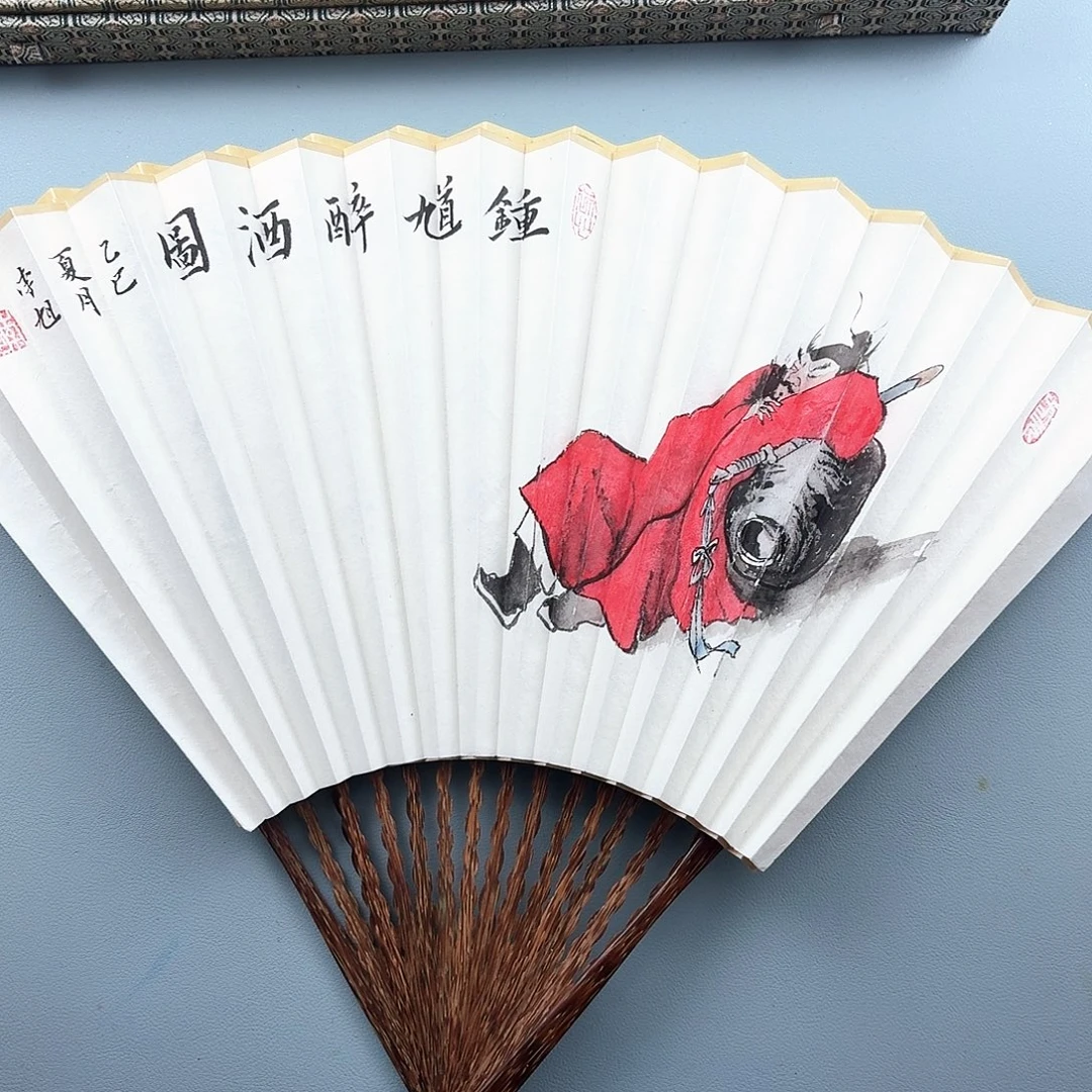 扇子95寸16方2.0排扣扇面