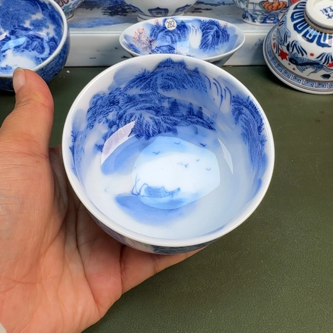 陶景德镇纯手绘茶具圆圆2206