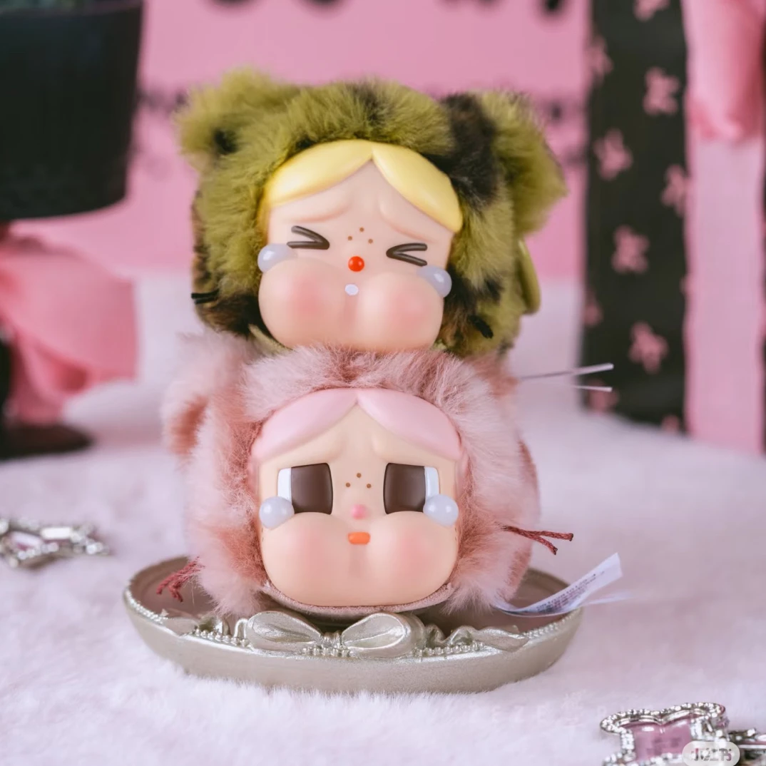 【浩奇代拆盒】crybaby豹豹猫猫系列潮玩盲盒手办配饰挂件女生礼物