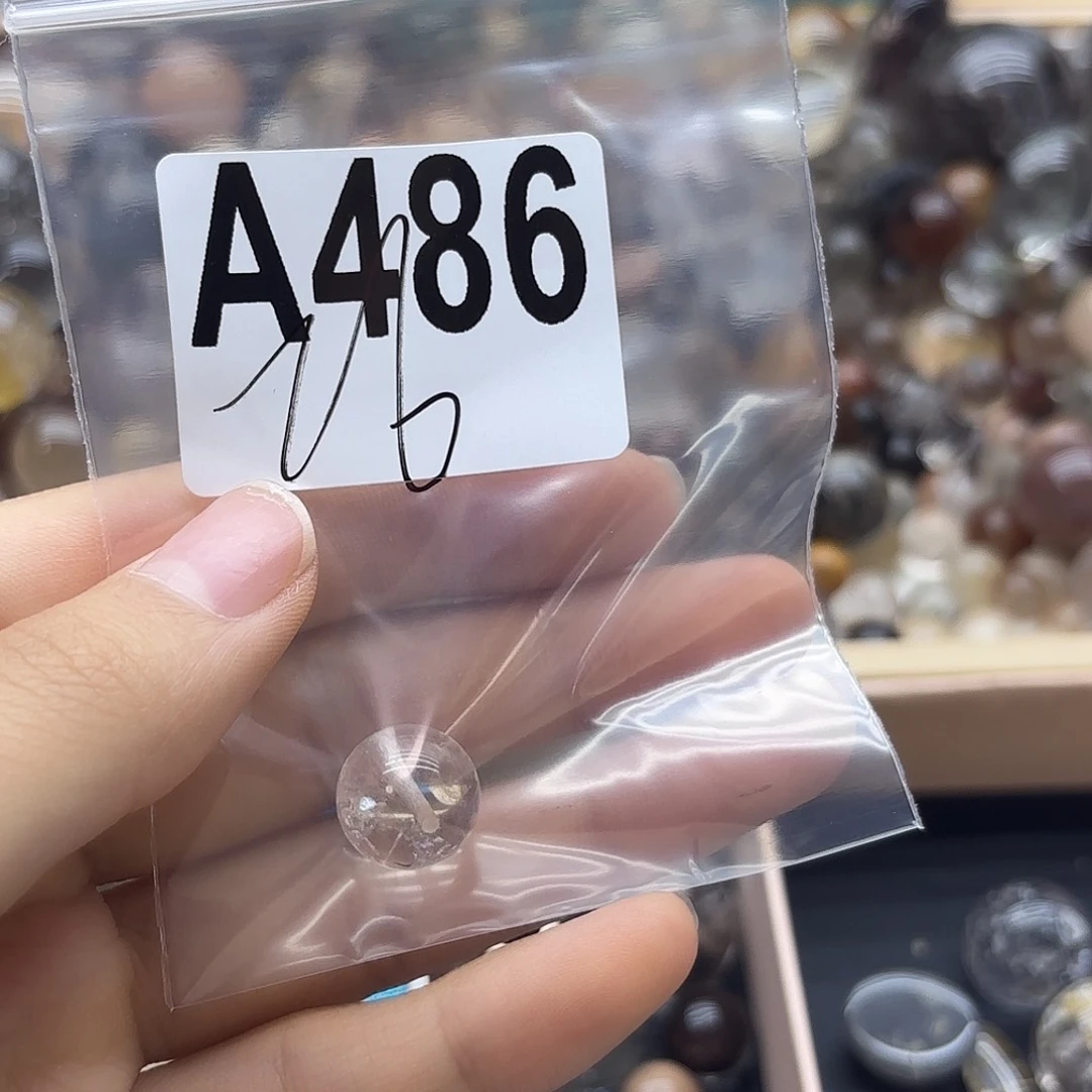 波***黑珠宝半成品紫晶未镶嵌486