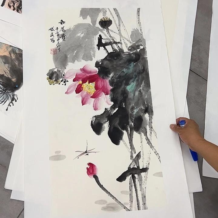 国画精品手绘国画作品