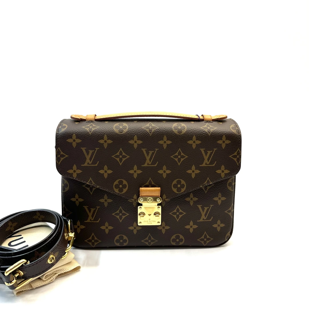 95新 LouisVuitton/路易威登 98新 pochette metis 邮差老花包
