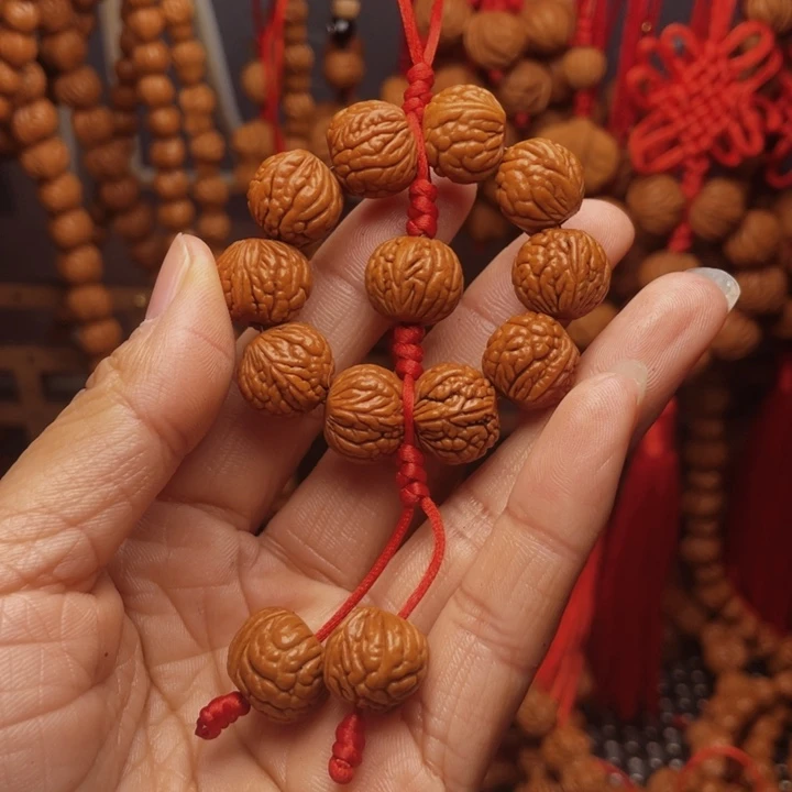 木质类龙纹桃枭挂件j