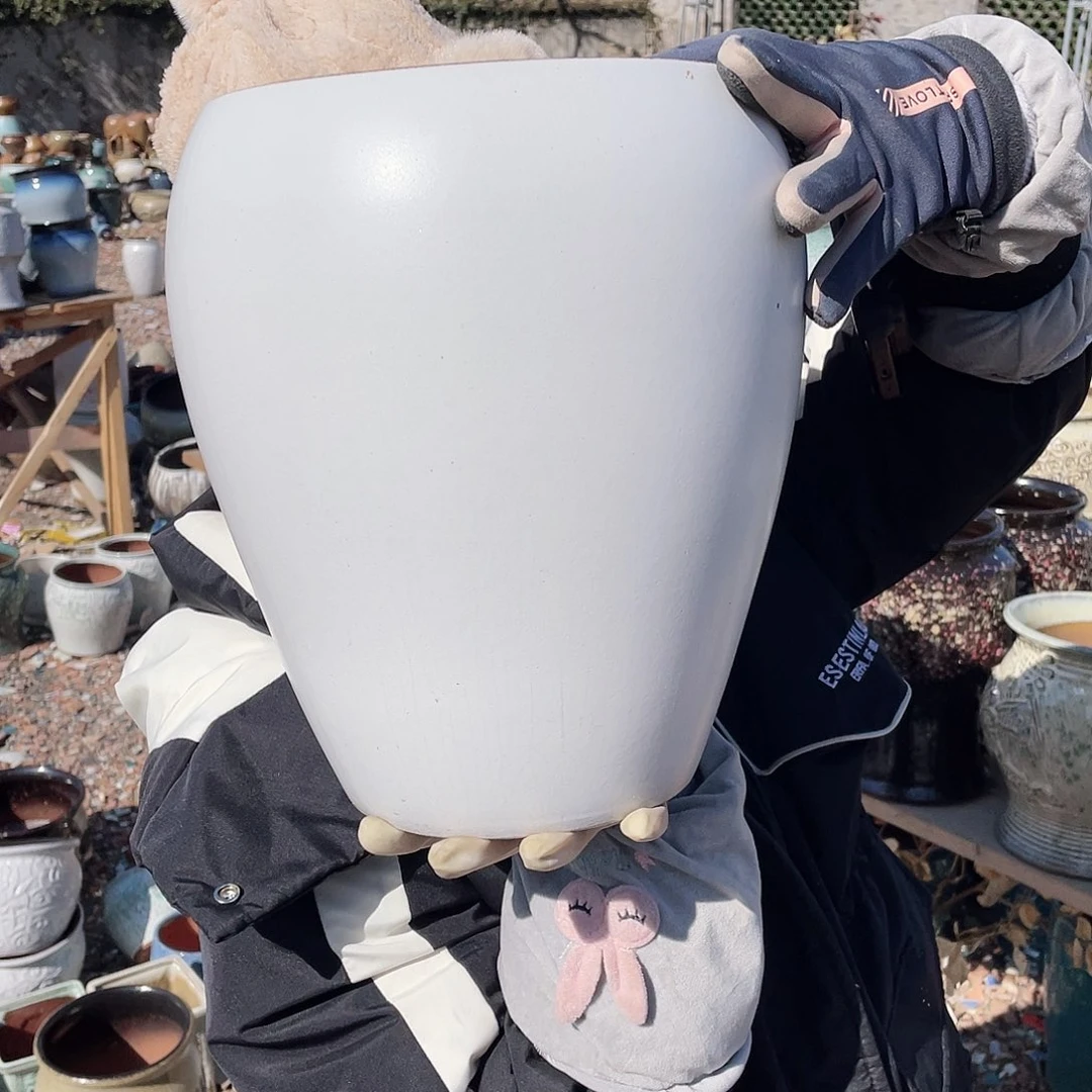 红陶王嫂花盆0127-79