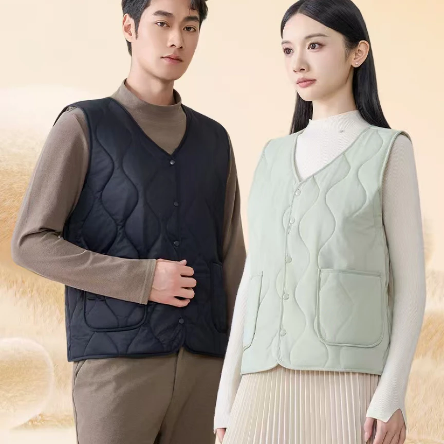 保暖V领内穿马甲