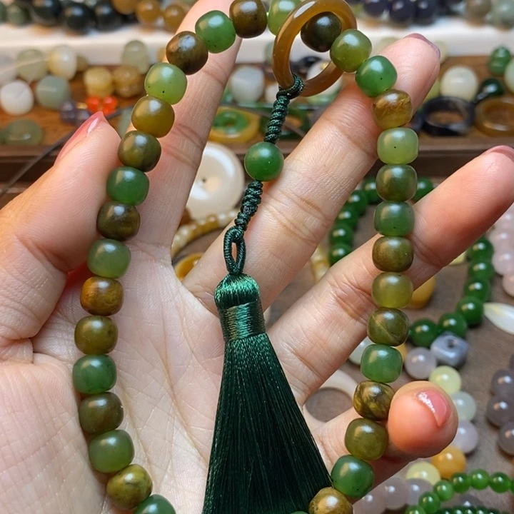 和田玉未镶嵌手链