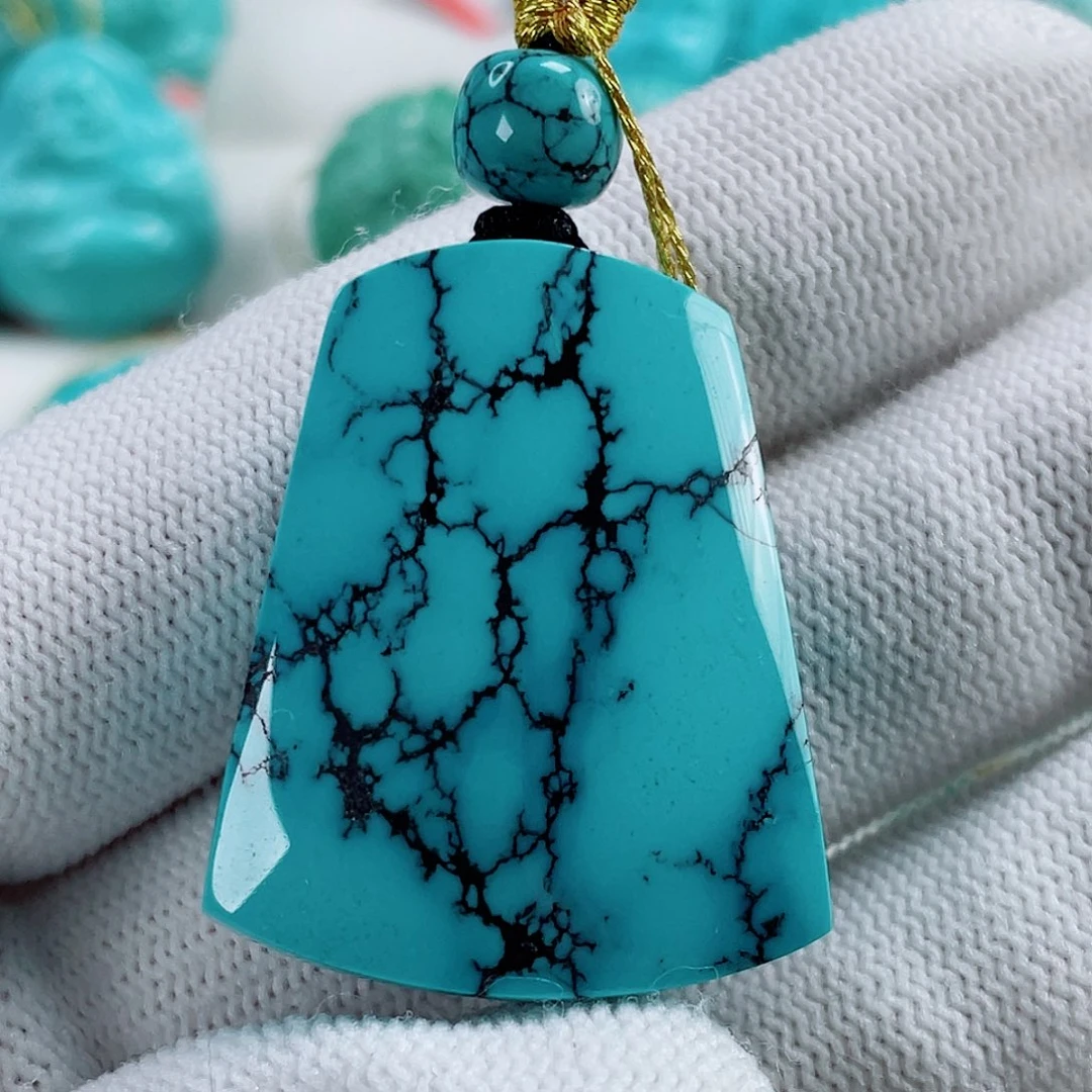 绿松石未镶嵌车挂